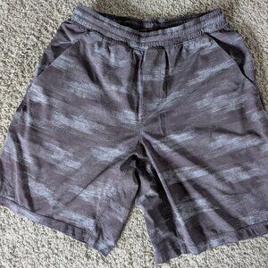 Lululemon Pace Breaker Short - 9" - Size Medium - With Liner - Navy/Gray/Black